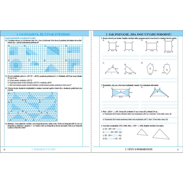 Matematika 9 - Podobnost a funkce úhlu - Pracovní sešit