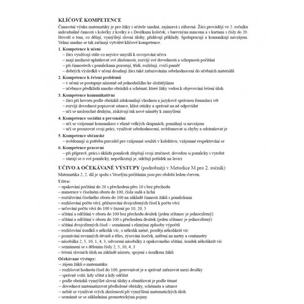 Matematika 2/2 (Duhová řada) - učebnice