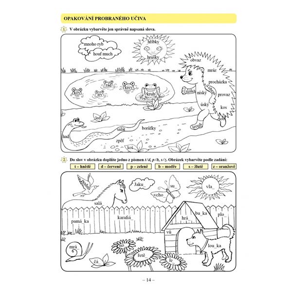 Český jazyk 2 - Pracovní sešit 2. díl, Čtení s porozuměním