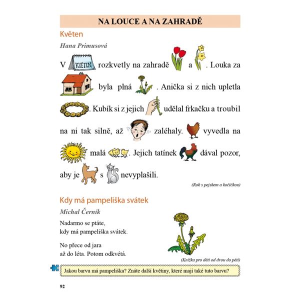 Čítanka 2, Čtení s porozuměním