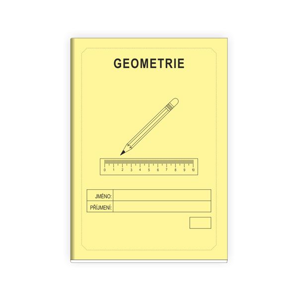Geometrie sešit - ŽLUTÝ