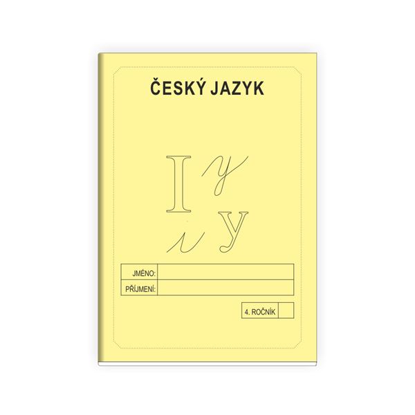 Český jazyk 4 - sešit ŽLUTÝ