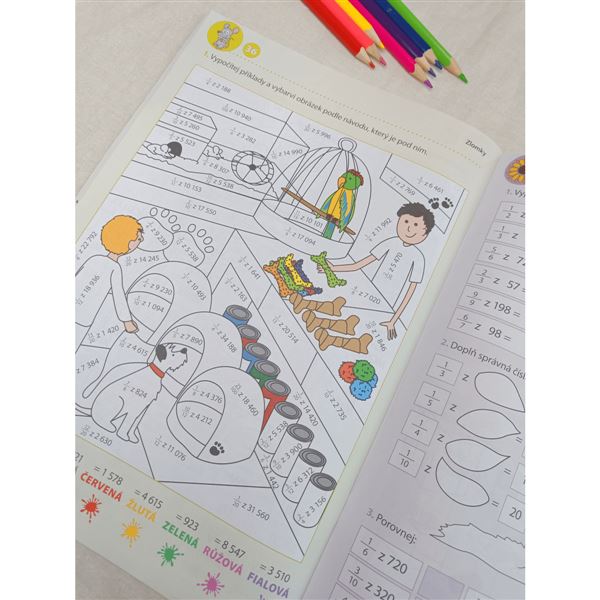 Barevné příklady 4 - Pracovní sešit pro 4. ročník ZŠ