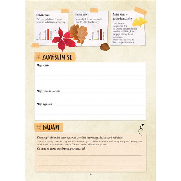 Můj badatelský zápisník z přírodopisu - pro 2.stupeň ZŠ