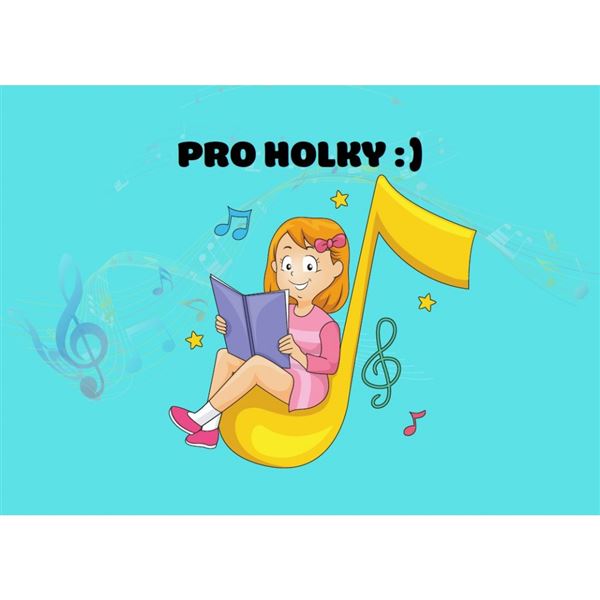 Omalovánky - notové hodnoty 