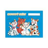 Notový sešit - kočičky 